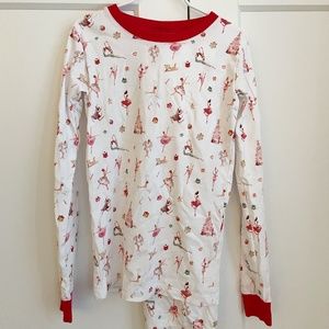 Lake Pajamas Kids Long Long set in Nutcracker size 10 EUC